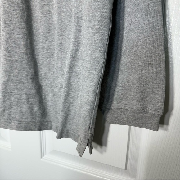 VTG 1993 Warner Bros.Looney Tunes Embroidered Polo 1/4 Zip Sweatshirt Men M Grey - Picture 4 of 11